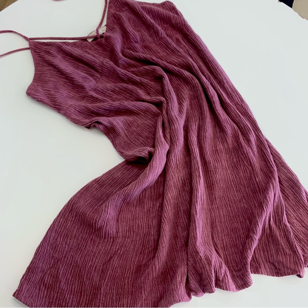 L.A. Hearts Rusty Plum Strappy Slip Dress